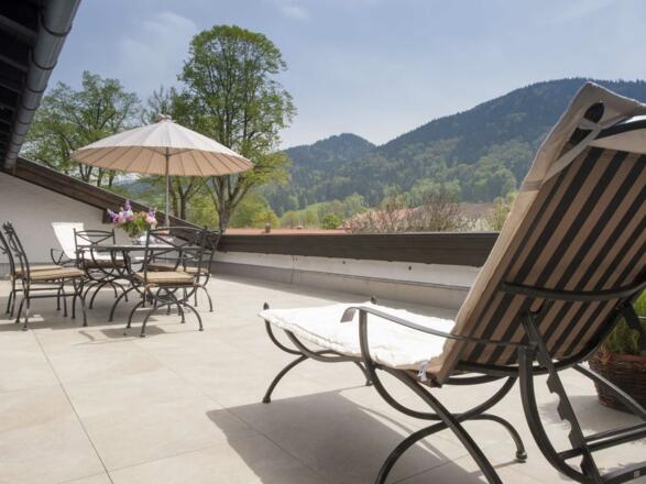 Ausblick von unserer Wohnung Gindlalm