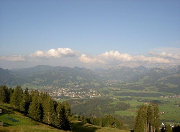 Schauen sie von oben auf diese herrliche