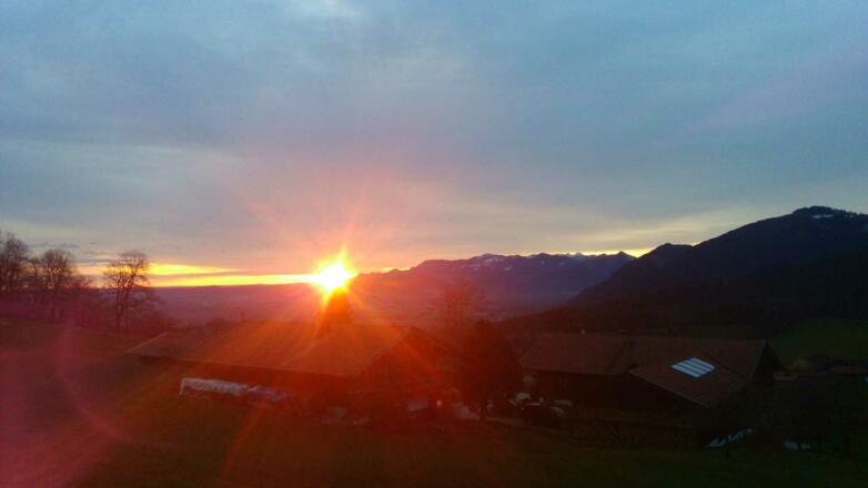 Die Sonnen geht auf in Stipfing