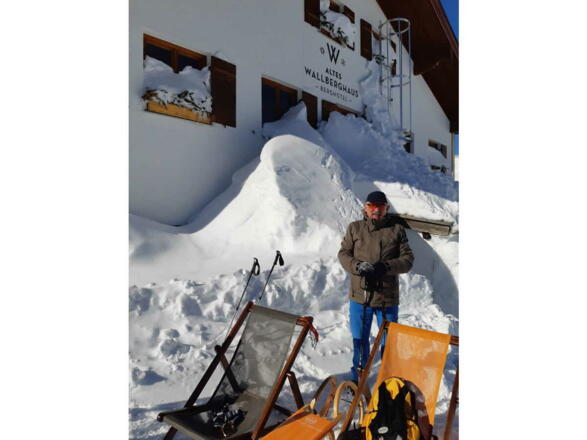 Im Winter auf dem Wallberghaus