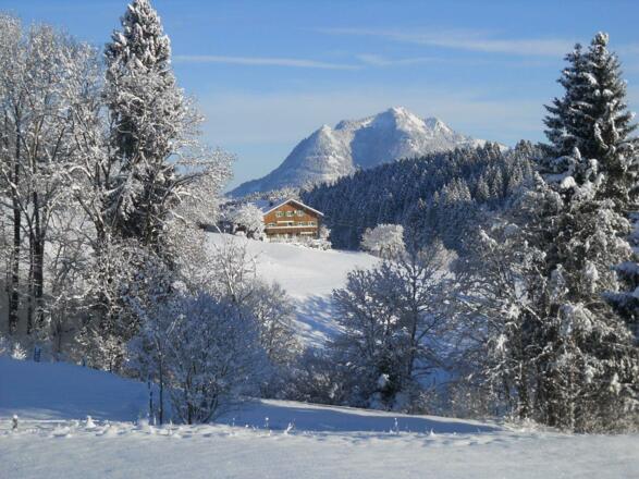 Winterurlaub im Haus Wiesenhof mit Grünten