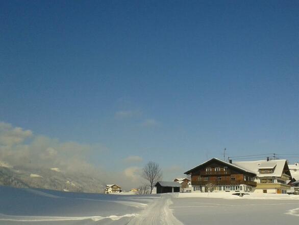 Winter Alpen-Glühen