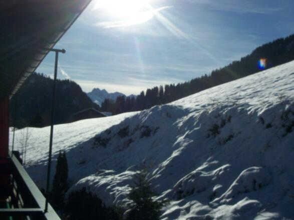 Bergblick vom Balkon