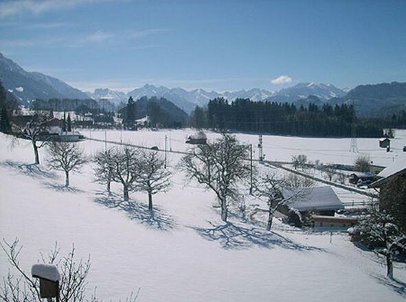 Traumhafte Aussicht im Winter
