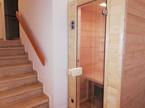 Infrarotkabine im Ferienhaus Berg &amp; Tal