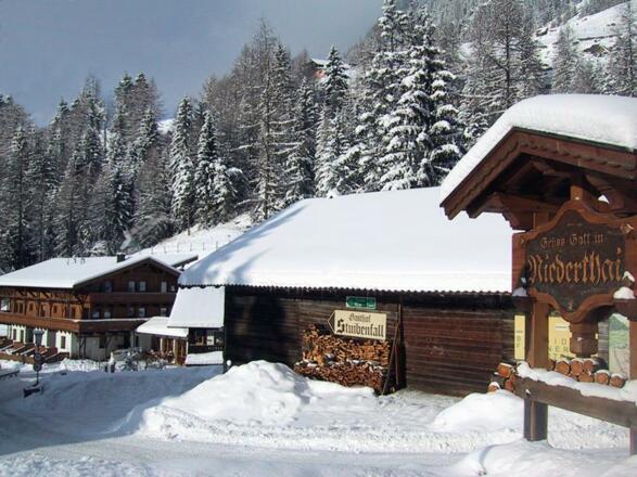 Gasthof Stuibenfall im Winter