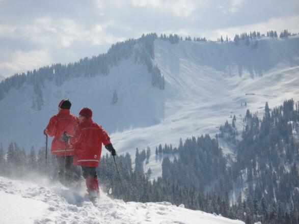 Schneeschuhwandern in Balderschwang