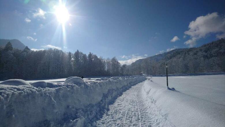 Winterspaziergang bei Brunnbichl