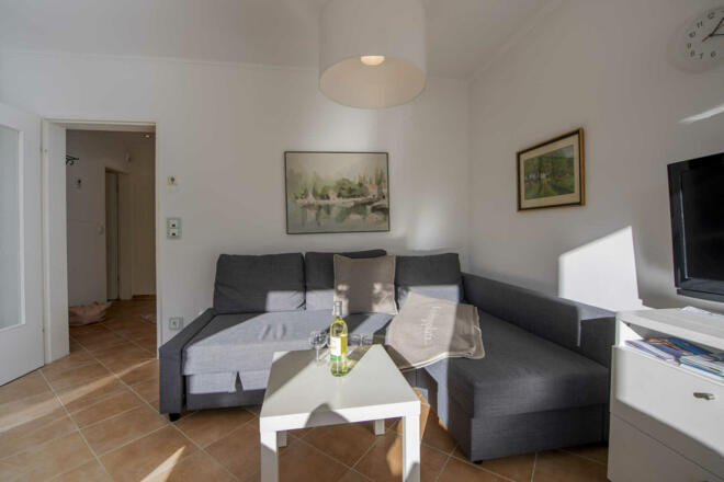 Gemütliches, ausziehbares Schlafsofa