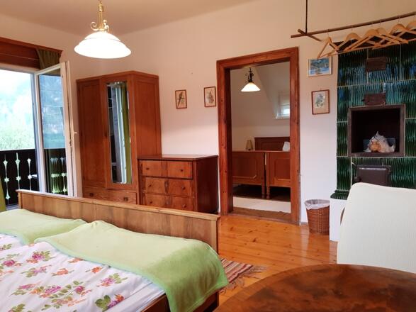 Schlafzimmer mit Verbindung