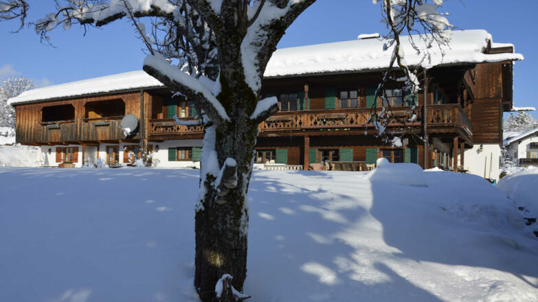Budererhof Garten im Winter