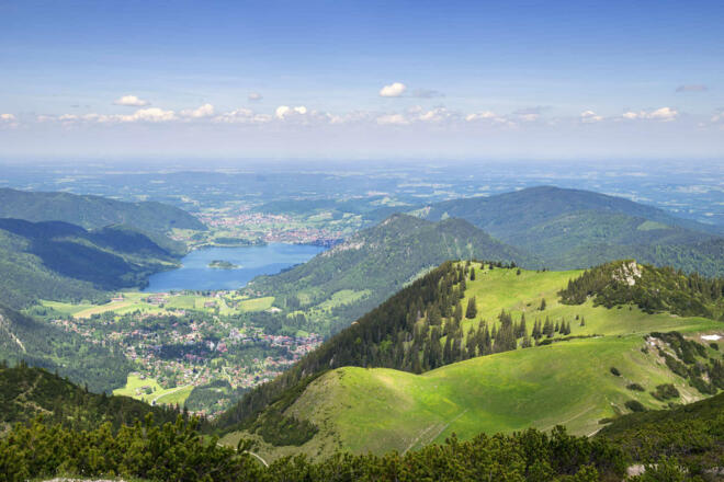 Der Schliersee von der Spitzingstraße aus
