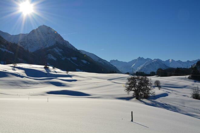 Winteridylle in Fischen im Allgäu