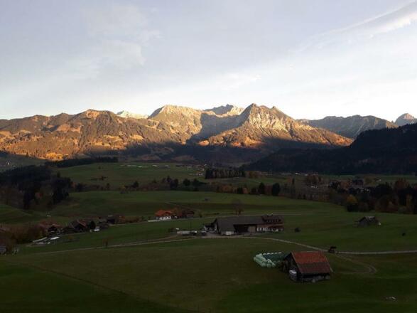 Aussicht - vom Balkon aus