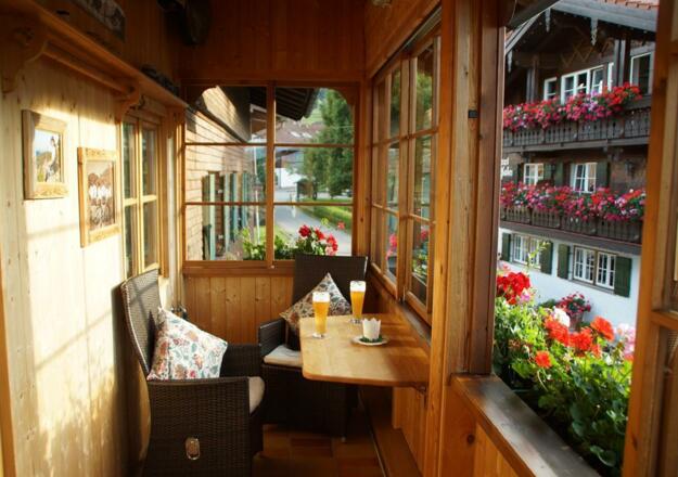 Feierabend auf der Veranda