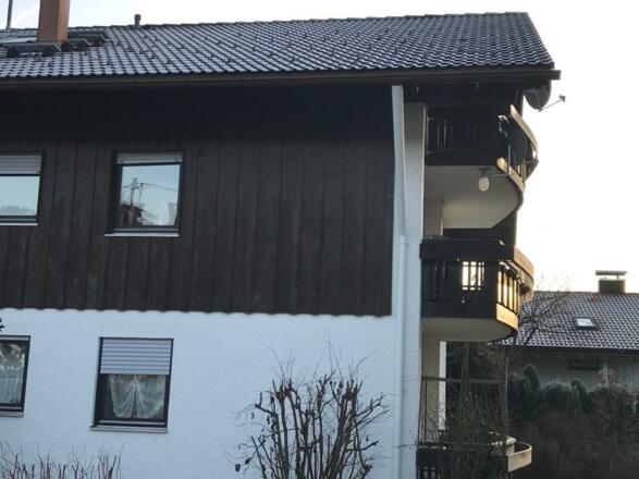 Blick in die Berge - Hausansicht