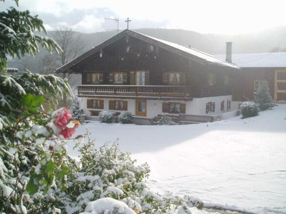 Ferienhaus das Bauernhaus Stipfing im Winter