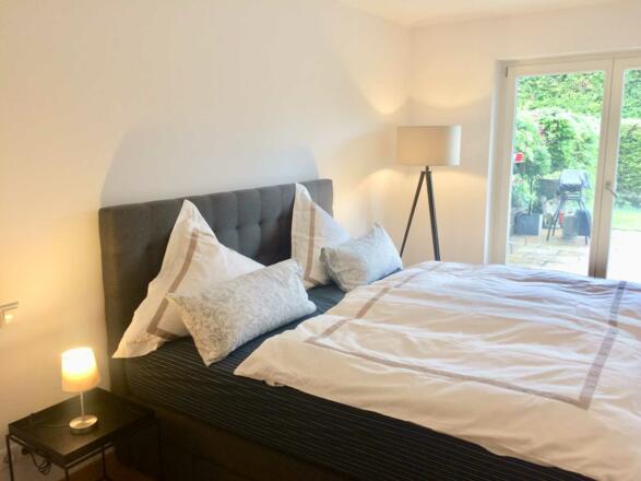 Morgens die Terrassentüren öffnen und sofort die Natur genießen