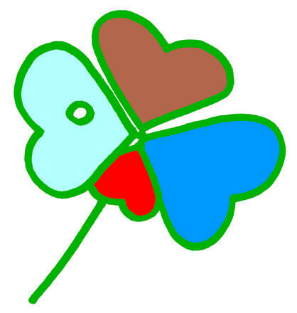 Kleeblatt - Logo der Salzkammergut Glücksplätze