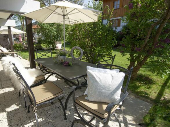 Garten unserer Wohnung Wallberg