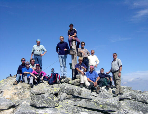 Gipfel Hohe Fürlegg (2.943 m)