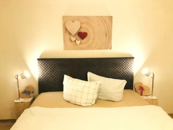 Gemütliches neues Schlafzimmer Wohnung Nebelhorn