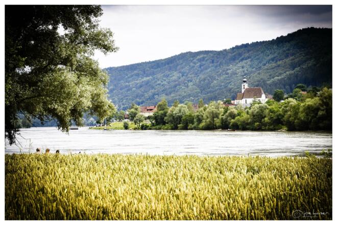 Gasthof Luger Blick auf Engelhartszell