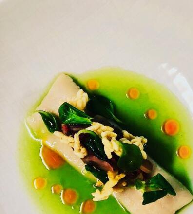 Forelle. Ox. Vogerlsalat