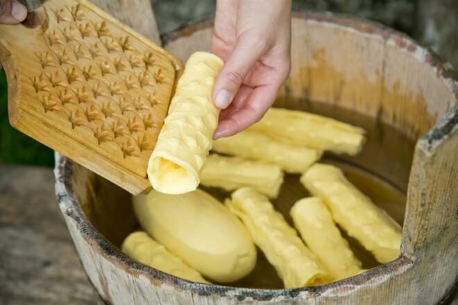 Almbutter Loseggalm Langfeldhütte