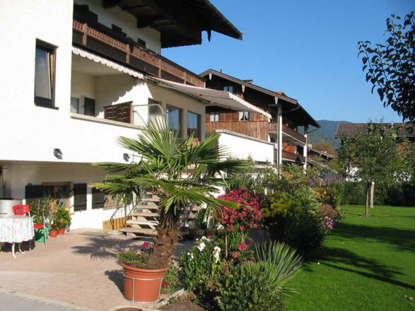 Die Sonnenterrasse im Gästehaus,