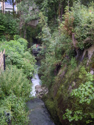 Klamm - Aussicht vom Steg