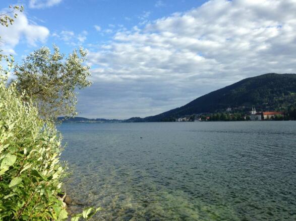 der Tegernsee vom Steg aus