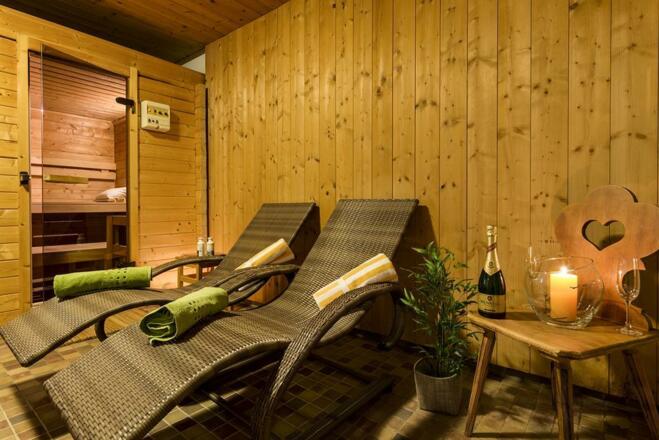 Sauna und Dampfbad im Haus