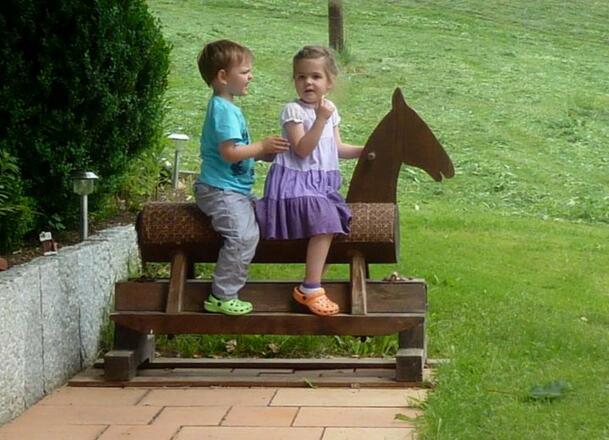 unser Schauckelpferd