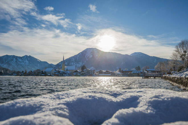 Winter mit Blick zum Wallberg