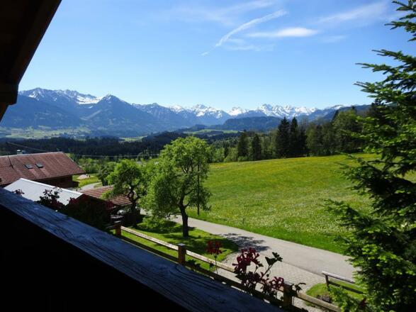 Blick vom Südbalkon