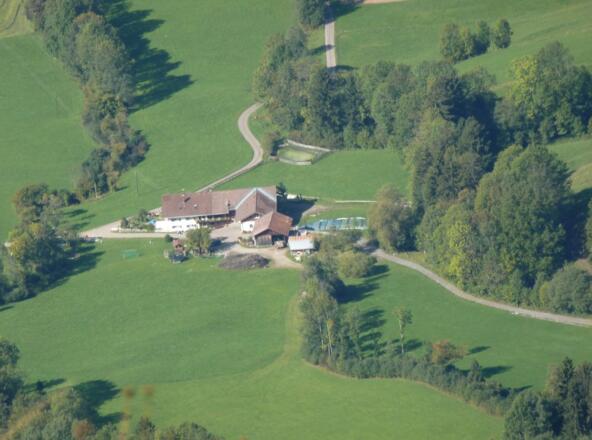 Blick auf unseren Hof vom Grünten