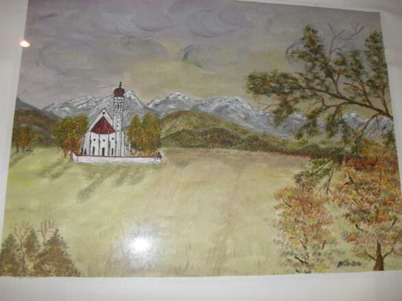 Bild St. Colomankirche gemalt