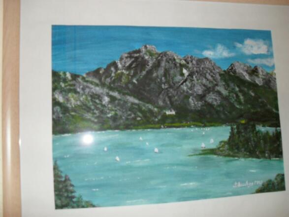 Bild Forggensee gemalt