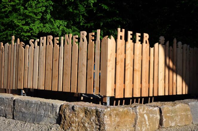 Der neue Holzzaun