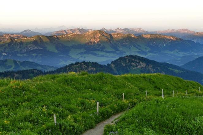 Hochgratpanorama - Wandern im schönen Allgäu