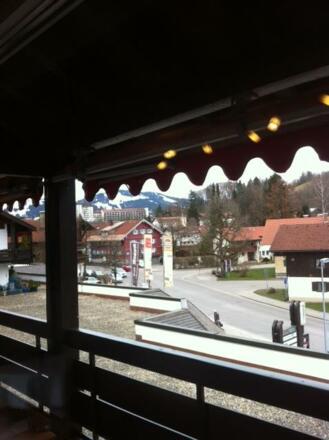 Ausblick vom Wohnzimmer