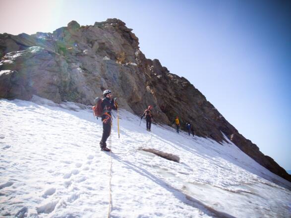 Einstieg zur Hoch Wilde Nordspitze