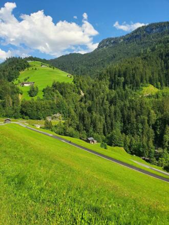 Abfahrt vom St. Martiner Hirschbichl