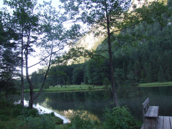 Inzell-Falkenstein-Falkensee: Am Ruhebankerl die Ruhe und Stille inhallieren