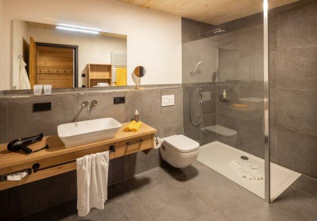 Badezimmer Ferienwohnung Pfohlschopf