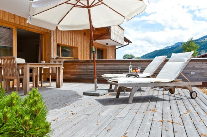 Chalet Smaragd - Dachterrasse