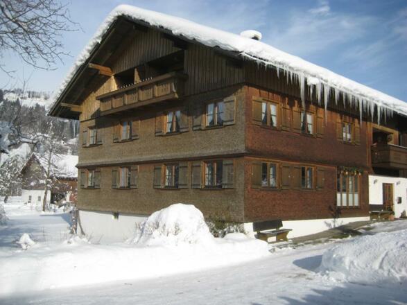 Unser Haus im Winter