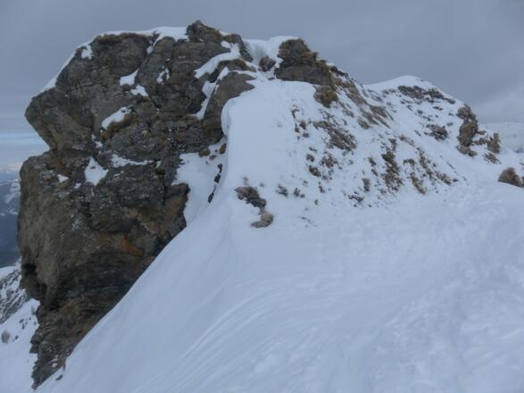 Überstieg des Zwischengipfels