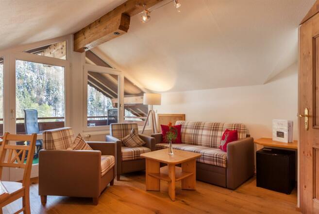 Wohnzimmer Gipfelsuite